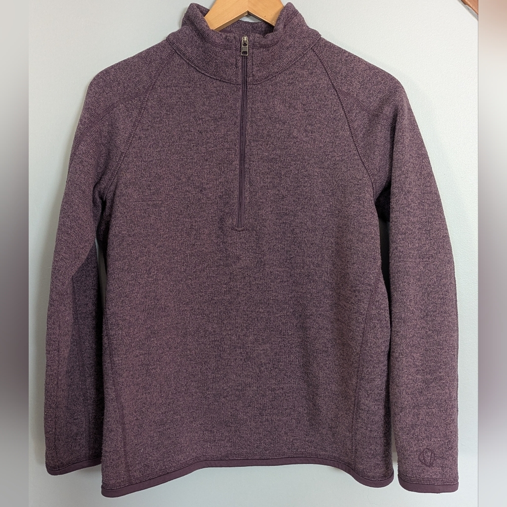 Sunice Stormpack Heathered Purple Half Zip Sweater Women's‎ Medium